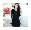 Pullover Sweater Long-sleeve Lace Dress